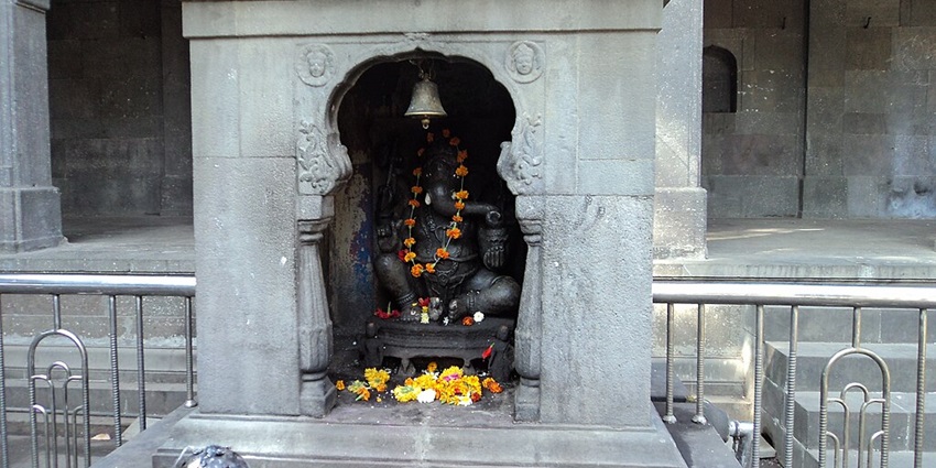 Still of a beautiful temple situated near the majestic Kalaram Temple in the Nashik city