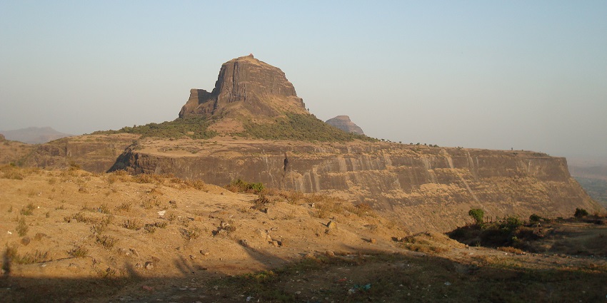 Image of Markandey Mountain as seen from Vani, Saptashrungi - representation