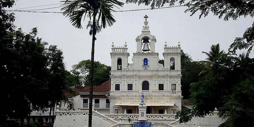This beautiful church is located in Panjim.