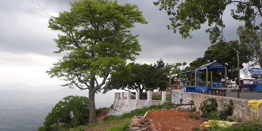 Witness the scenic views at Pagoda Point which is one of the places to visit in Salem.
