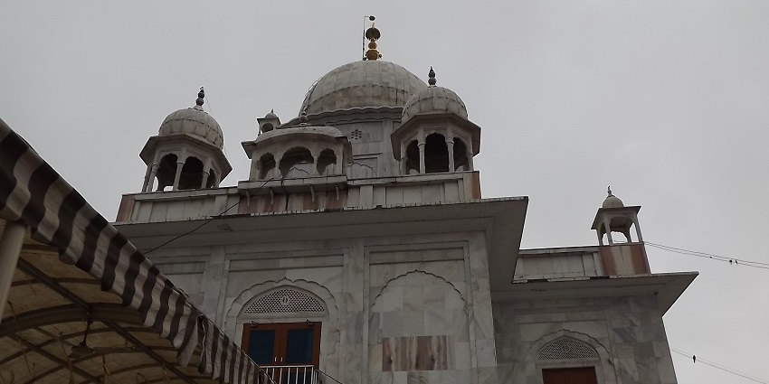 Image of the Paonta Sahib as seen from Baba Bhure Shah's Dargah in Uttarakhand.
