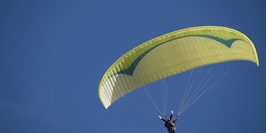 Experience thrilling paragliding and adventure sports in Bhimtal.