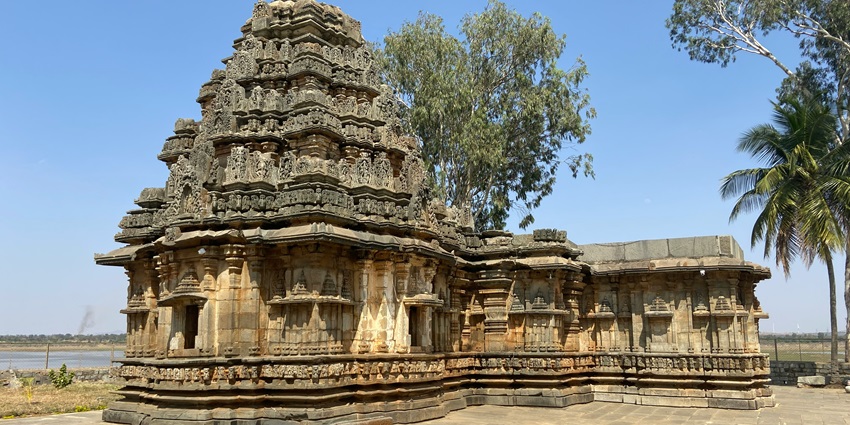 A glimpse of the iconic Periyanayaki Amman Temple in Tamil Nadu exuding old-world charm.