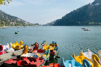 A scenic view of Nainital which is one of the places to visit near Bhimtal, Uttarakhand.