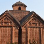 Image of the Jorbangla temple, one of the most famous places to visit in Bishnupur