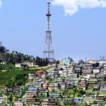 A panoramic view of the Kurseong district of West Bengal