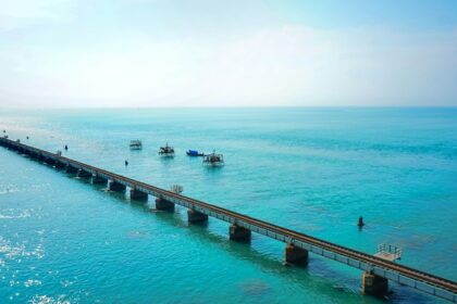 There are several places to visit in Rameshwaram with the serene coastal landscape.