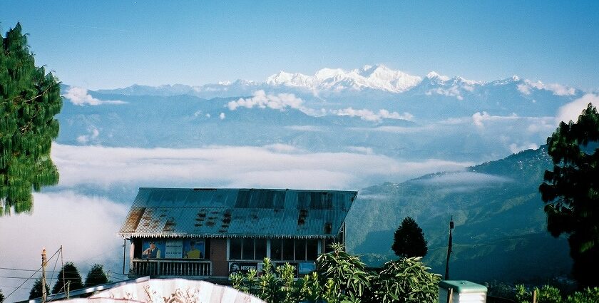 Kanchenjunga from Darjeeling War Memorial – a breathtaking winter view!