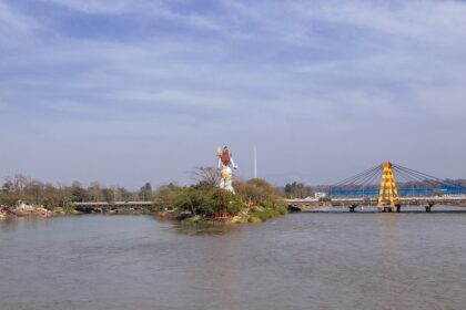 An image showing places to visit near Haridwar, featuring the serene Kar ki Pauri Ghat.