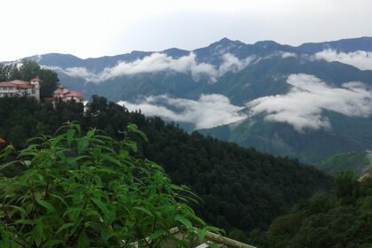 Majestic view of the Dalai hills, one of the places to visit near Mussoorie in May