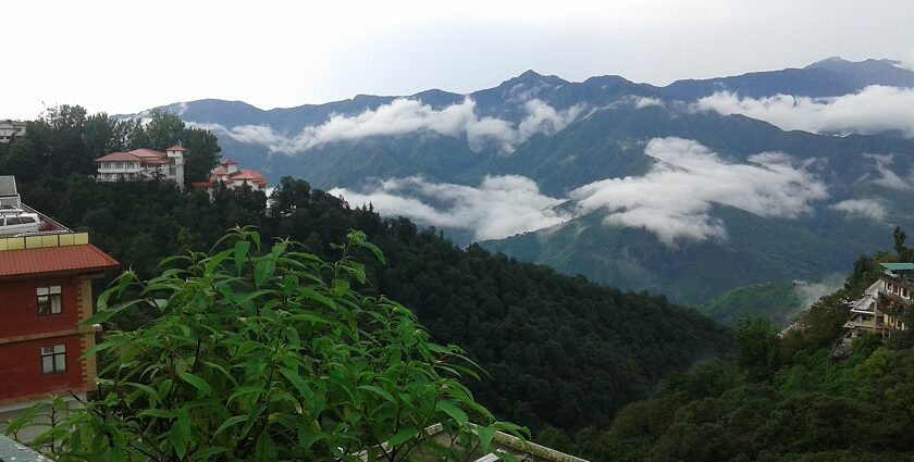 Majestic view of the Dalai hills, one of the places to visit near Mussoorie in May