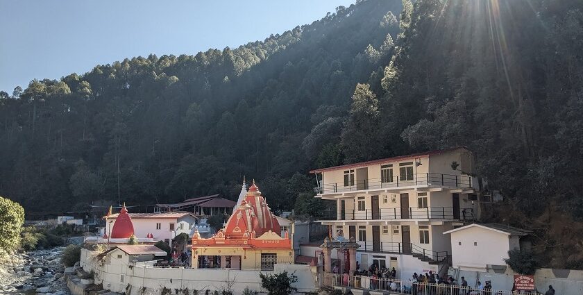 An image of Kainchi Dham, a popular place in Uttarakhand.