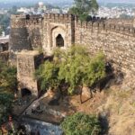 A picture of the town captured from the fort, showcasing the best tourist attractions in Jhansi.