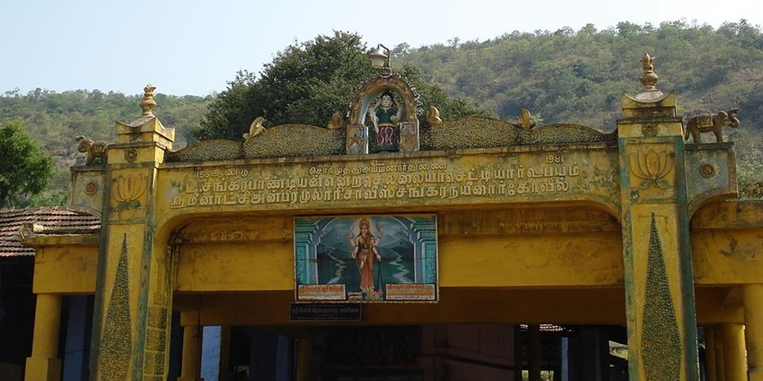 Vibrant sculptures of Amman deities adorn the section at Sorimuthu Ayyanar Temple.