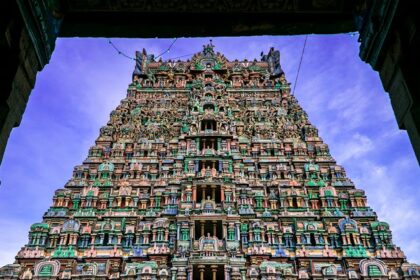 View of Sri Kanniga Parameswari Temple, one of the best Pondicherry temples