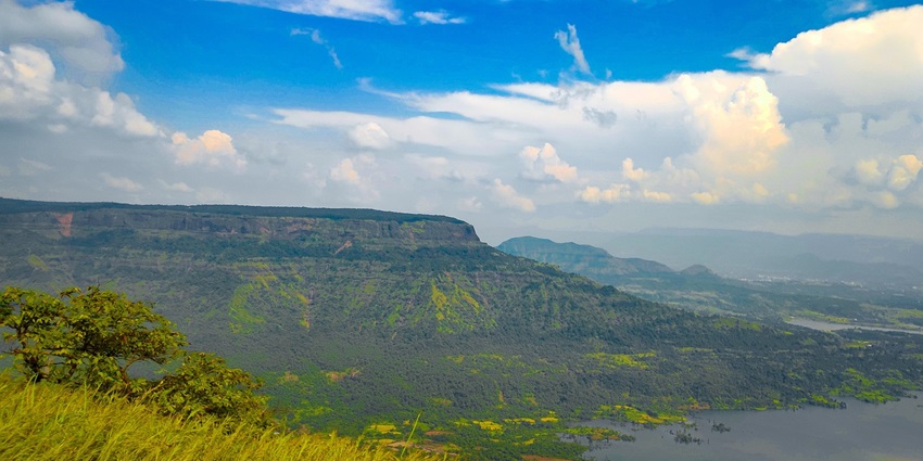 A picture of Prabalgad Fort standing tall, a thrilling spot for Prabalmachi trekking.