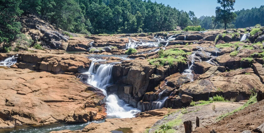 An image of Pykara Waterfalls, a very famous tourist destination in Tamil Nadu.