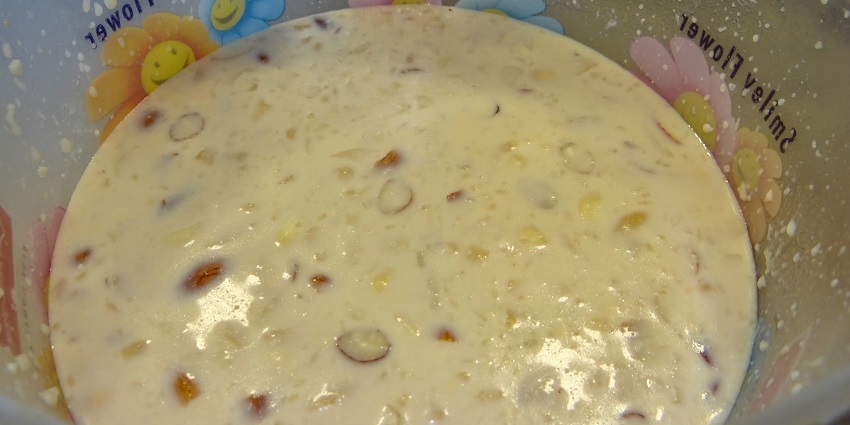 An image of Rabri which is a sweet dessert blended with flavours and textures.