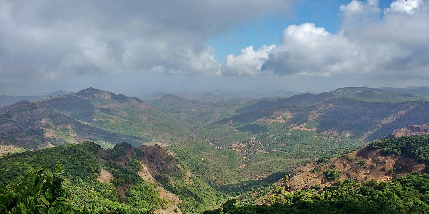 A picture of Radhanagiri Wildlife Sanctuary that is the best way to explore the Western Ghats.