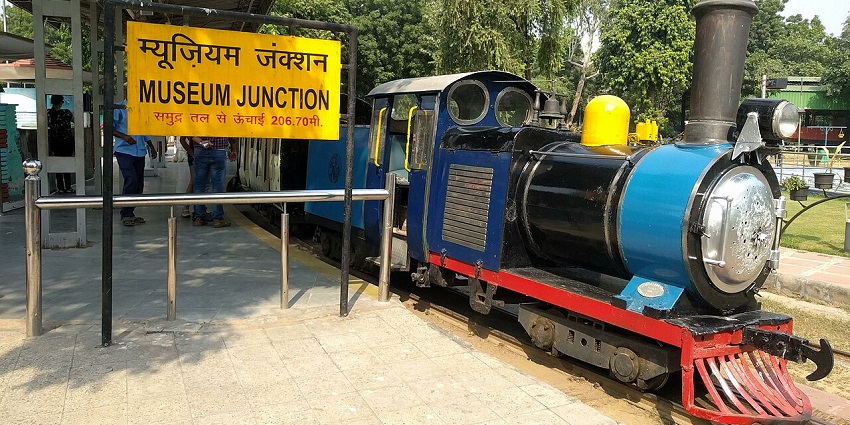 The evolution of the Indian Railway by visiting the Railway Museum in Agra.