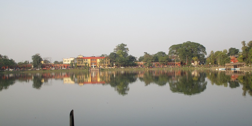 Rajmata Dighi, most relaxing places to visit in Cooch Behar surrounded by gardens