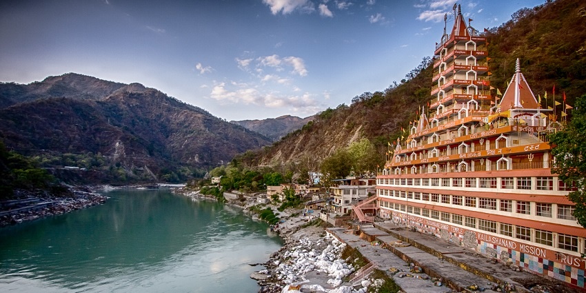 Spiritual hub famous for yoga, meditation, and adventure activities.