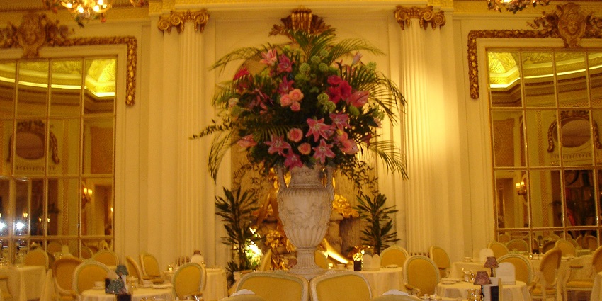 Versatile hall ideal for weddings, parties, and corporate events.