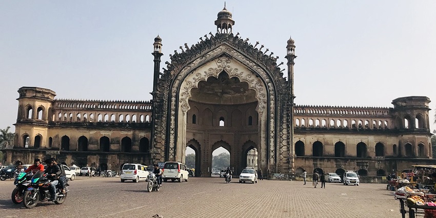 Rumi Darwaza, an impressive historical gateway in Lucknow, is a best place near Gayatri Temples