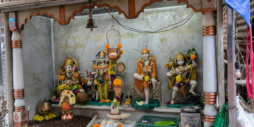 An image of the Sai temple in Moradabad and one of the best places to visit in Moradabad.