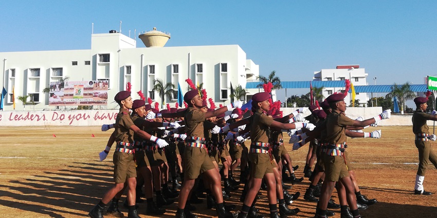 A glimpse of a renowned military school set amidst beautiful hilly landscapes.