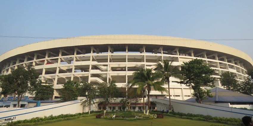 Salt Lake Stadium is an iconic place to visit in Salt Lake Kolkata for sports fans.