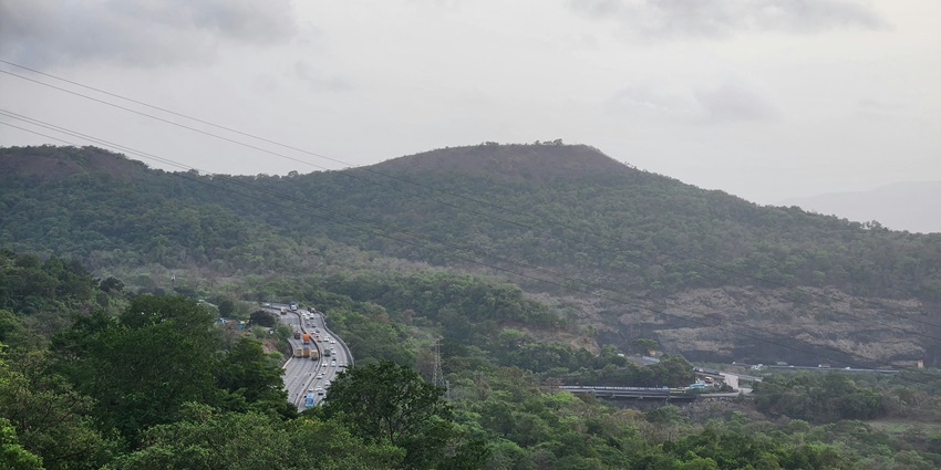An aerial view of Santhana Parai, one of the astonishing places to visit in Kolli Hills.
