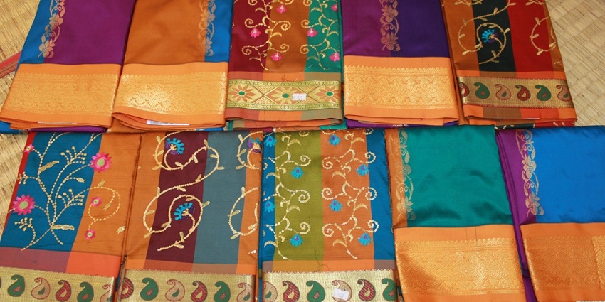 Specialists in authentic Kanjeevaram sarees with intricate craftsmanship