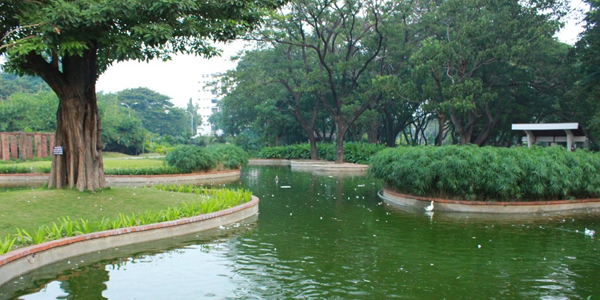 Scenic image of Semmozhi poonga which is one of the best places in Chennai