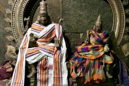 An image of Thiruthalinathar Shiva temple, one of the Shiva Temples in Trichy.