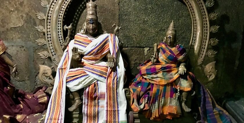 An image of Thiruthalinathar Shiva temple, one of the Shiva Temples in Trichy.