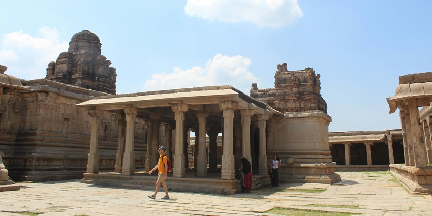 A photo of a carved, historic monument is among the top tourist attractions near Jetvanaa Monastery.