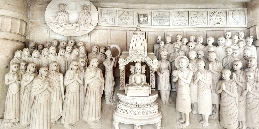 A Digambar Jain temple in greater Noida.