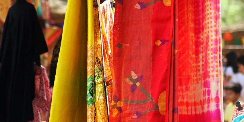 Shri Khatu Ji Wholesale Bazar is one of the popular places for saree shopping in Varanasi.