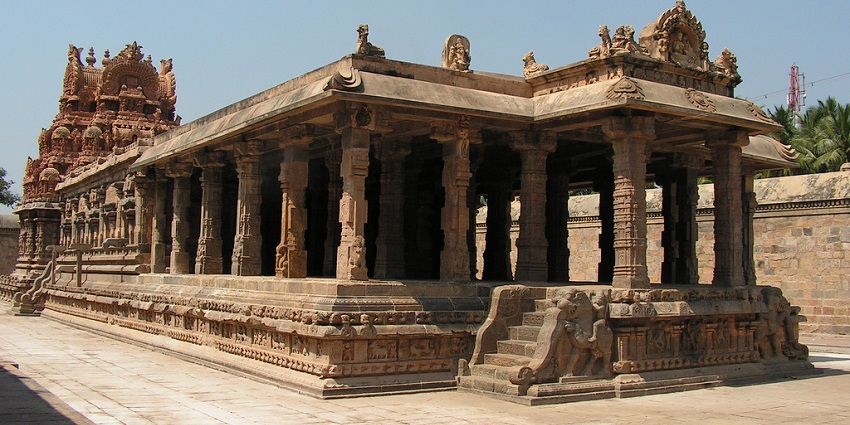 Shri Periya Nayaki Amman Temple with elaborate carvings and ornate architecture