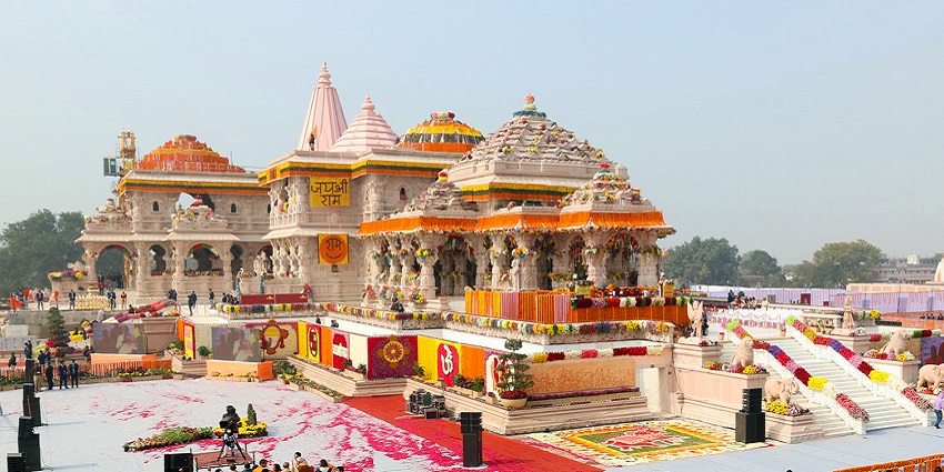 Shri Ram Janam Bhoomi Temple in Uttar Pradesh is divine.