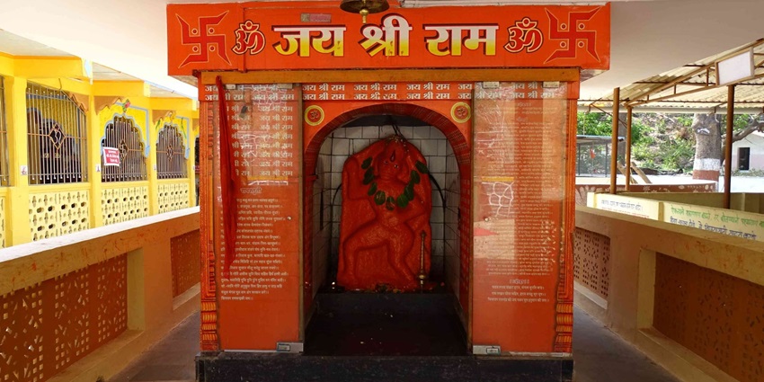 Image of the idol in Shri Shiv Hanuman Mandir, one of the temples in Ranchi.