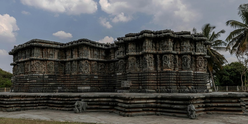 Pratyangira Shrine inside the Shri Maha Pratyangira Kalika Devi Alayam in Hosur.