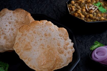 The delicious Chole Batura, a favorite street food in Noida--Street food in Noida