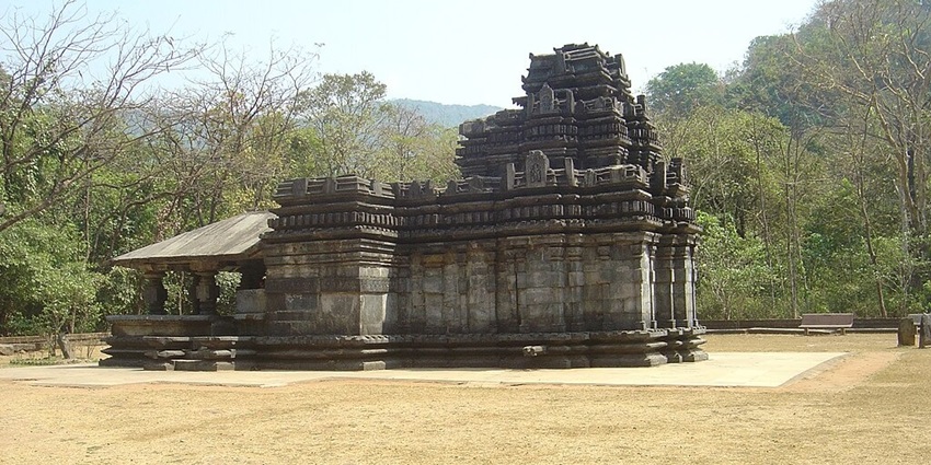An ancient temple at this place in North Goa.