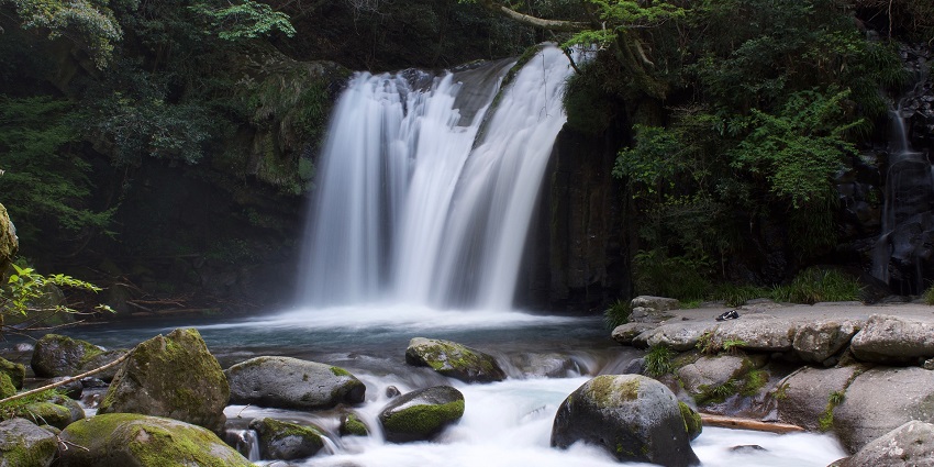 Tambdi Surla Waterfall with gorgeous greenery all over.