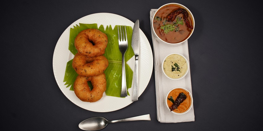A plate of South Indian food, trying this is one of the best things to do in Chennai.