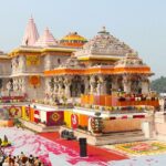 A beautifully decorated temple in Ghaziabad.