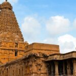 The view of Nava Kailasam Temple, one of the temples near Tirunelveli