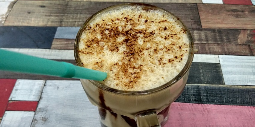 Milkshakes are served at Big Chill Cafe, known for the best food in Noida.